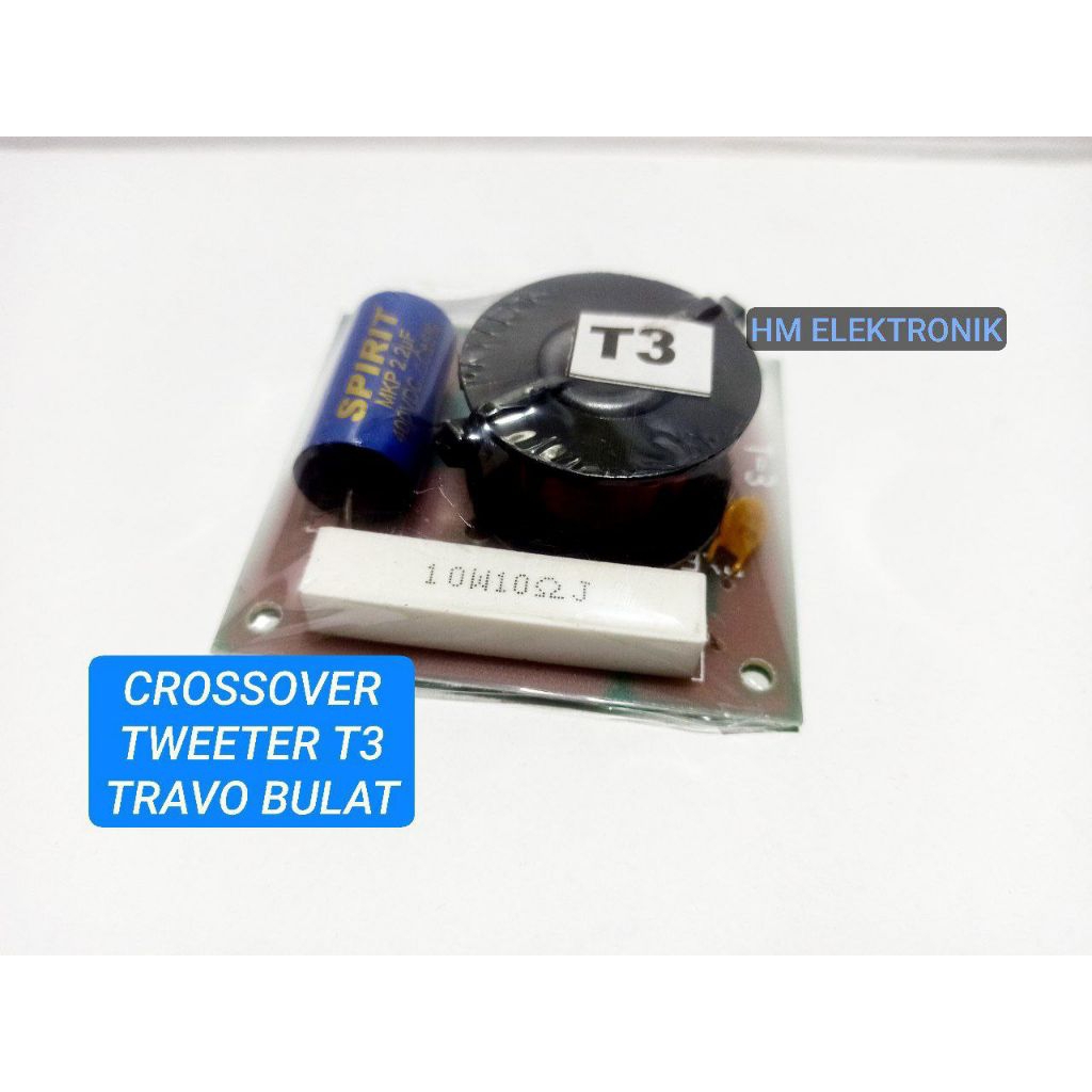 CROSSOVER TWEETER T-3 CROSSOVER PASIF 1 WAY T-3