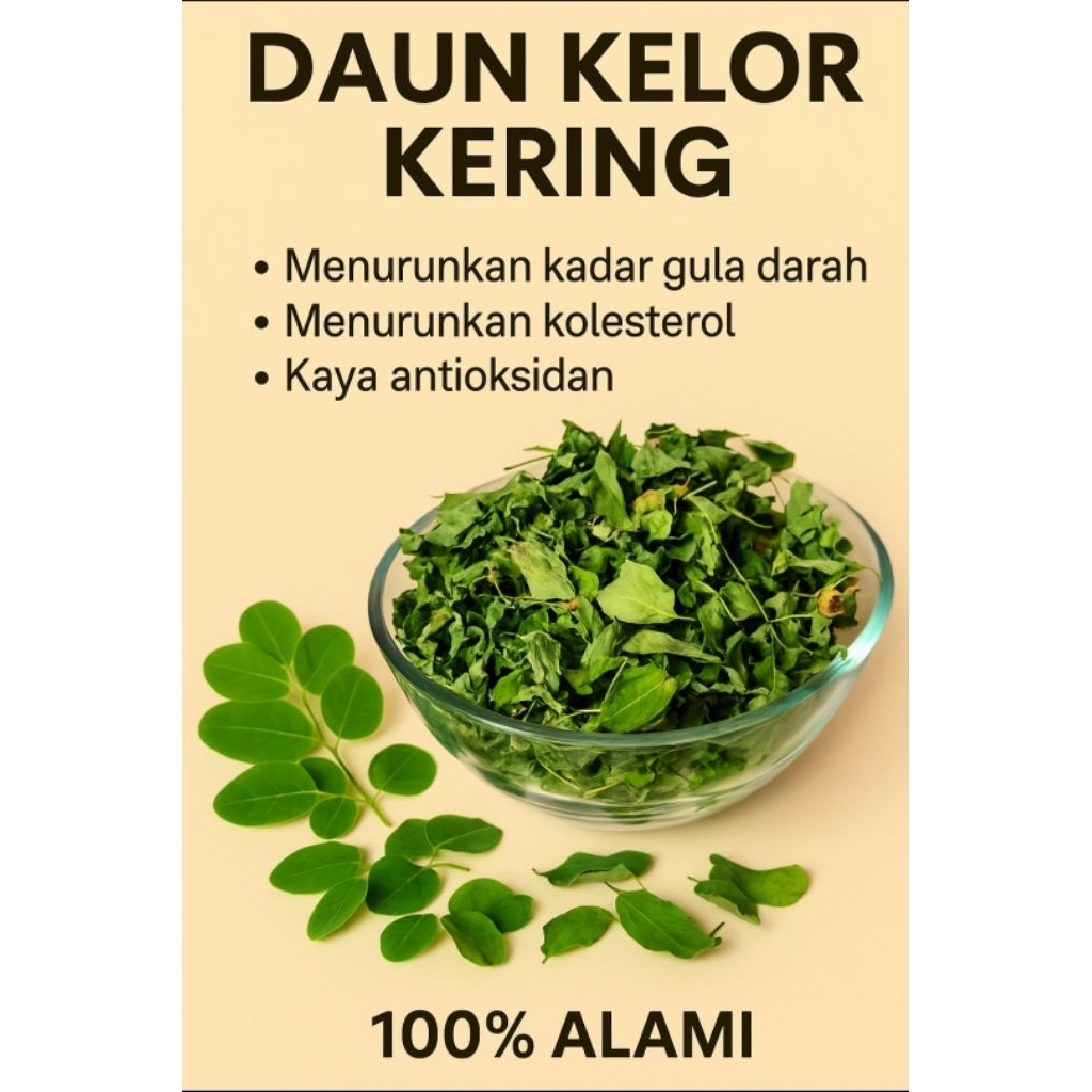 

Daun Kelor Kering Asli - Herbal Tradisional Alami