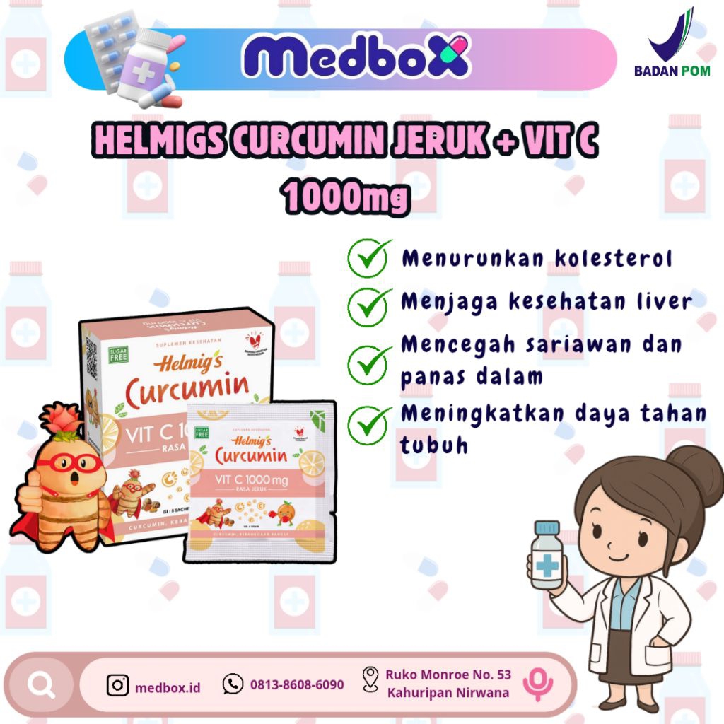 

Helmigs Curcumin + Vit C 1000 mg Orange Minuman Temulawak Untuk Daya Tahan Tubuh