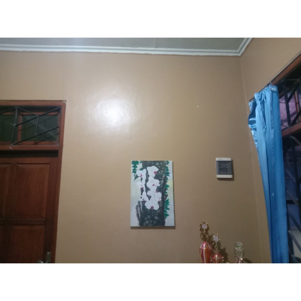 

Lukisan cat minyak "White Orchid