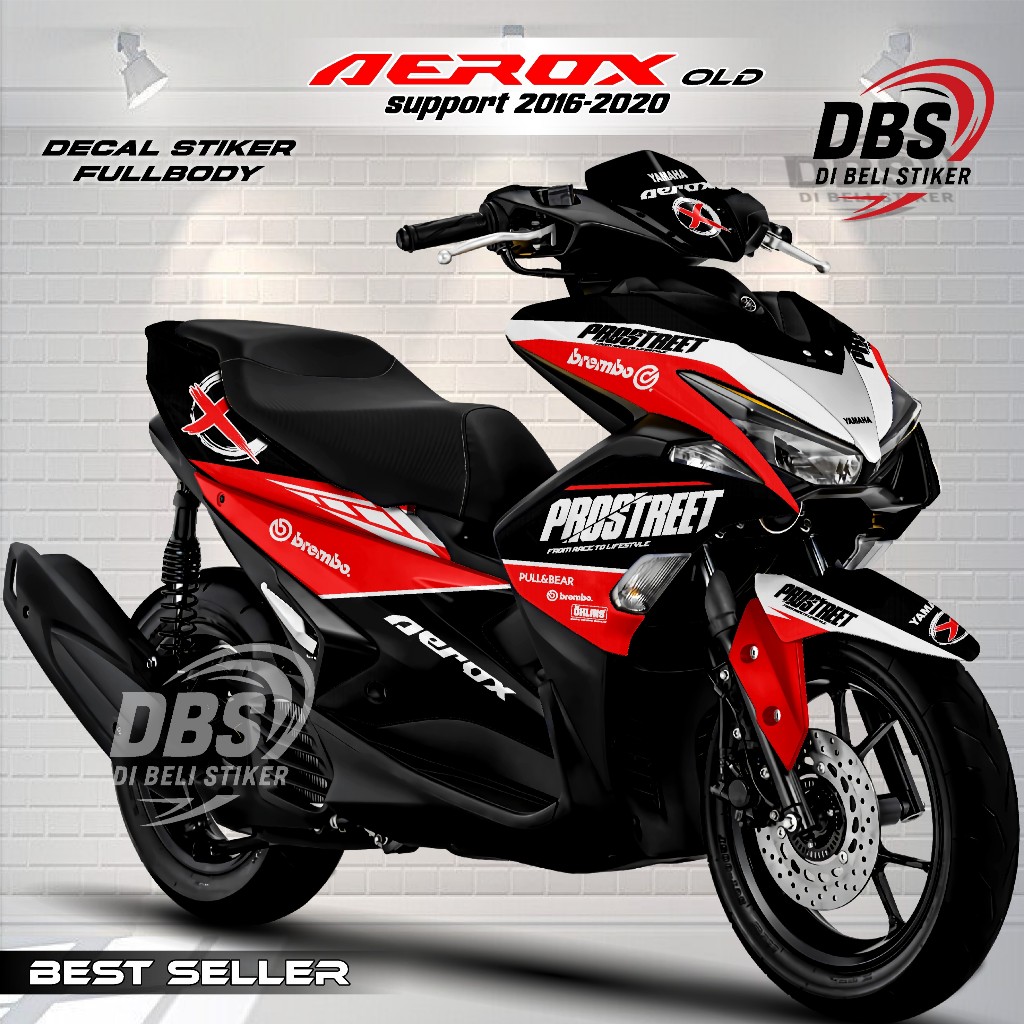 DBS Dibeli Stiker AEROX 155 OLD Fullbody / Stiker aerox old 2016-2020 Trend PROSTREET DBS2015