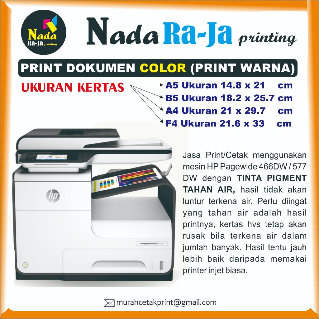 

PRINT DOKUMEN CETAK DOKUMEN 24 JAM JAKARTA TIMUR RAWAMANGUN 2 SISI WARNA TAHAN AIR A5 A4 B5 F4