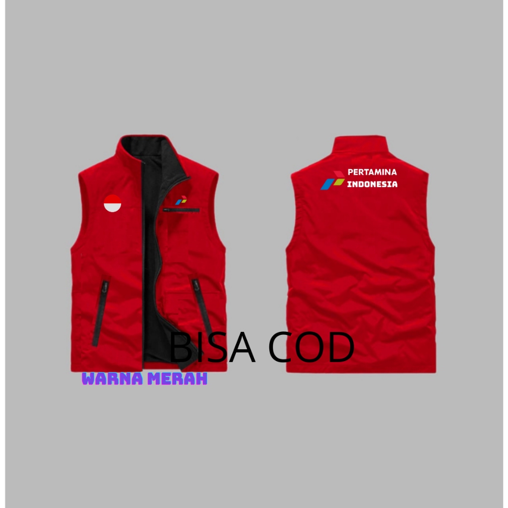 Rompi Motor Pria | Rompi Pertamina | Rompi Pria wanita | Rompi Outdoor bisa Custom