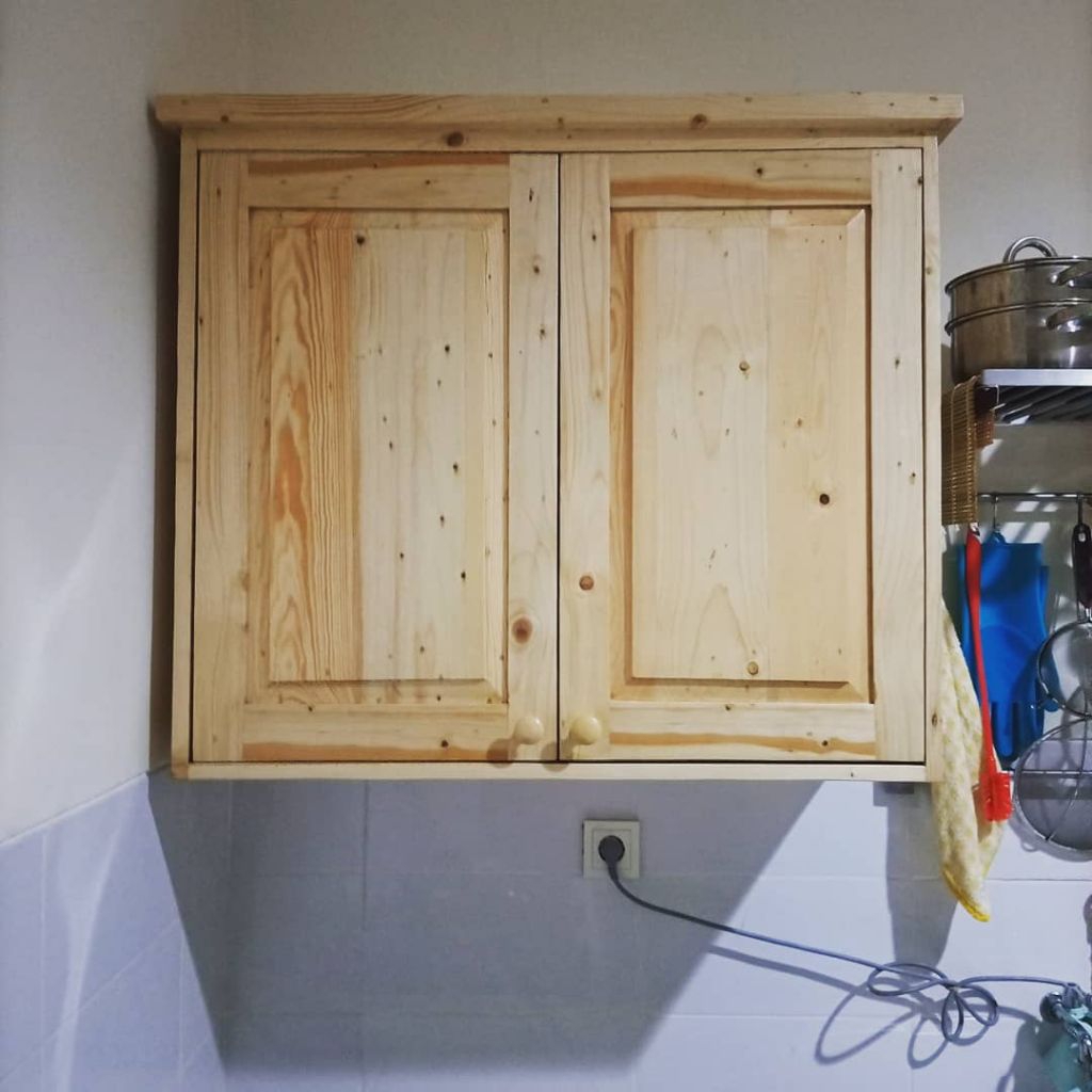 kitchen set/lemari nakas kayu jati belanda serbaguna
