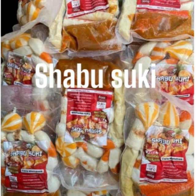 

Shabu suki steamboat curah mix 300gr free bumbu tomyam