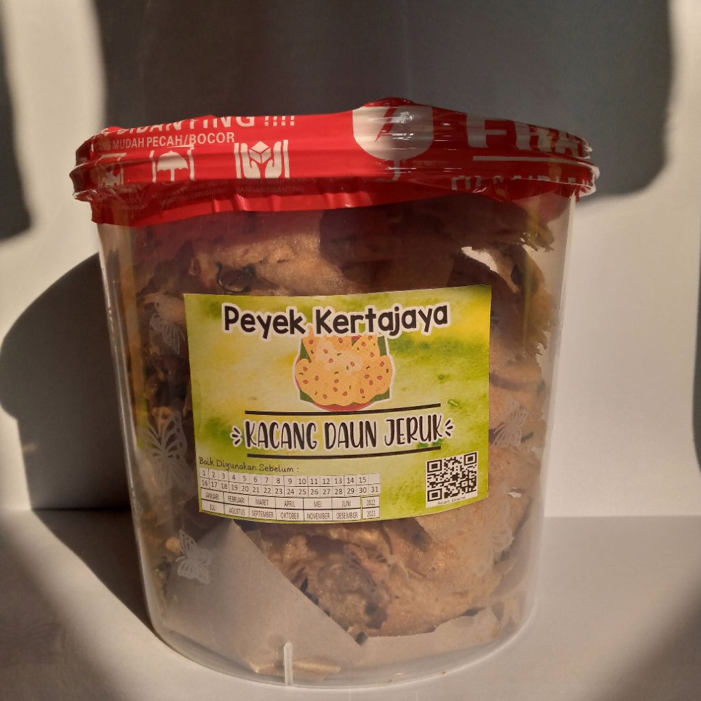 

PROMO PEYEK Premium Varian Kacang|Grago| Campur Daun Jeruk Kemasan Toples 5 liter