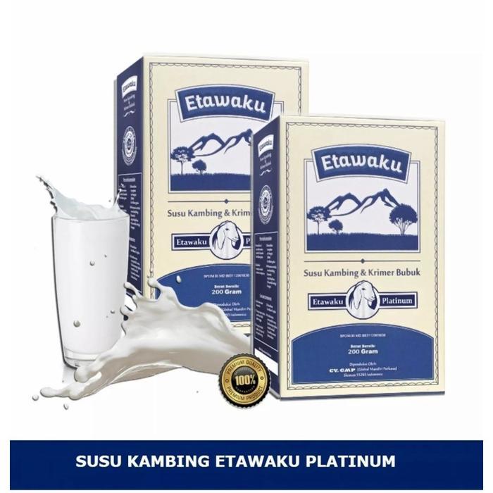 

ETAWAKU PLATINUM | PAKET 1 BOX SUSU KAMBING ETAWA BUBUK Minuman Serbuk Dairy Milk - 1 BOX