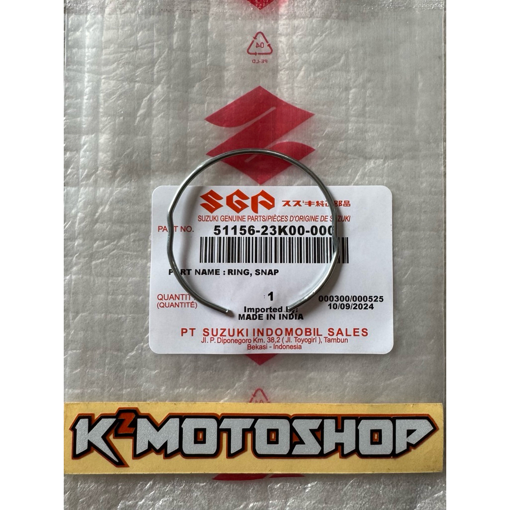 Klip Kawat Kancing Seal Ring Snap Tabung Shock As Sok Depan Suzuki GSX R S 150 Original SGP
