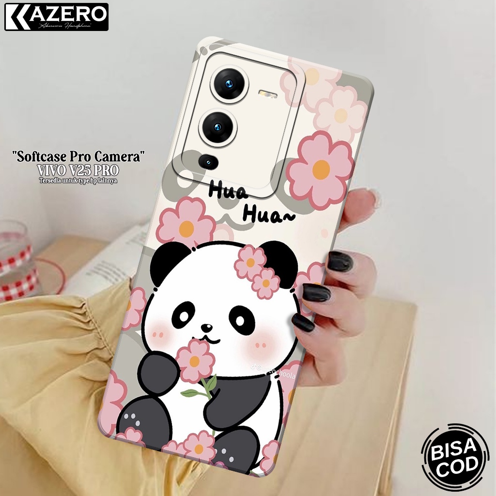 KAZERO - Case Hp VIVO V25 PRO - Fashion Case Kartun - Pro Camera - Softcase VIVO V25 PRO - Kesing VI