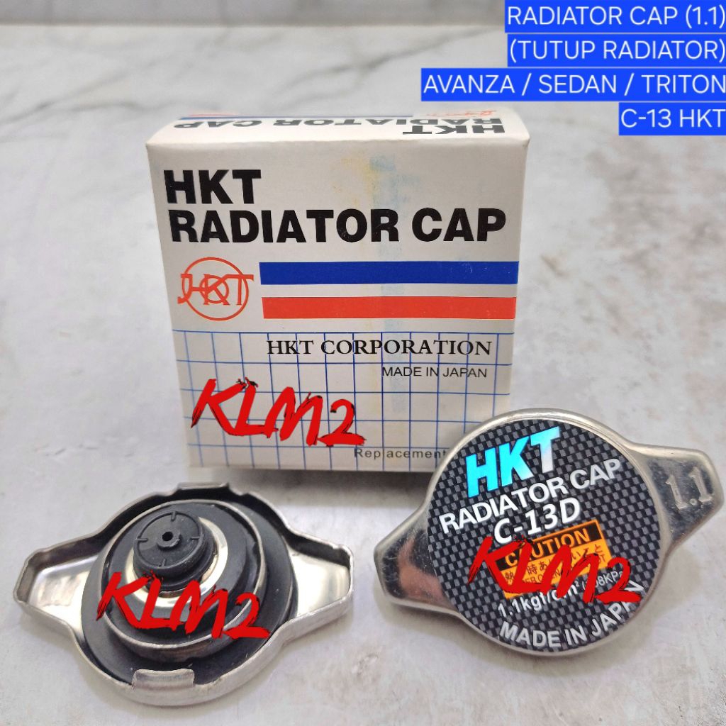 [C-13 HKT] - TUTUP RADIATOR - CAP RADIATOR (1.1) - AVANZA / SEDAN / TRITON