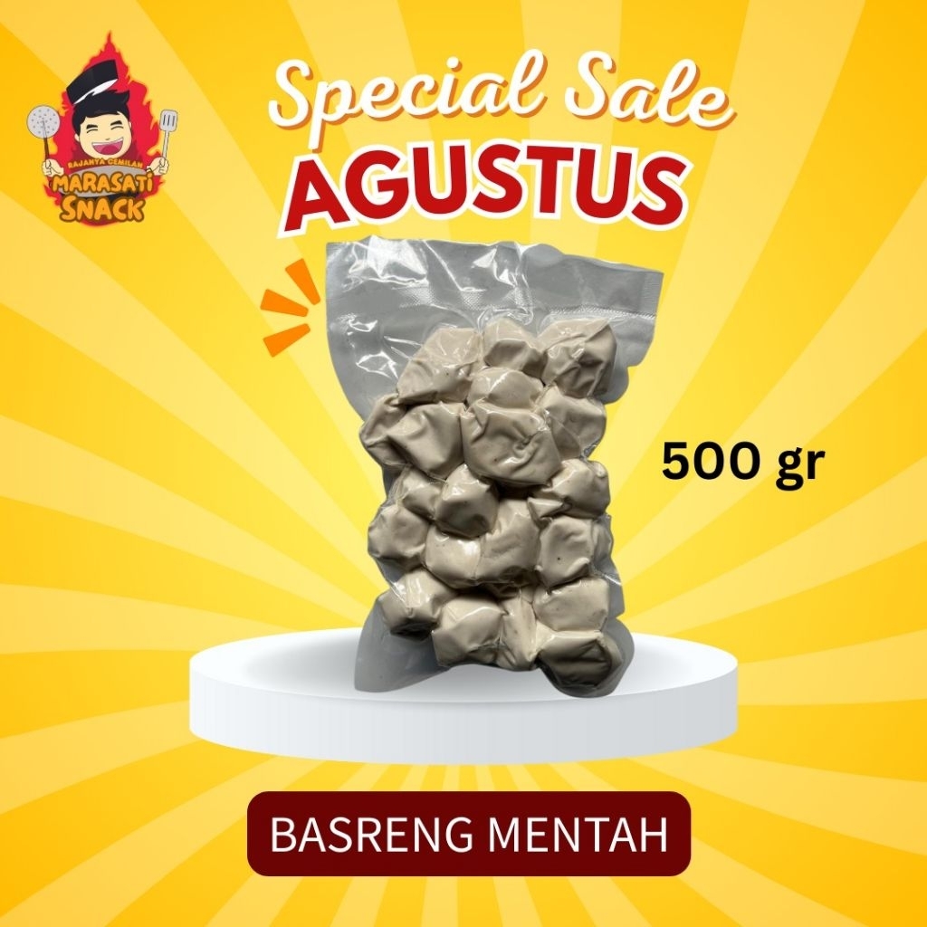 

Basreng Mentah Marasati Snack 500gr Kemasan Vakum Bumbu Cikruh dijual Terpisah
