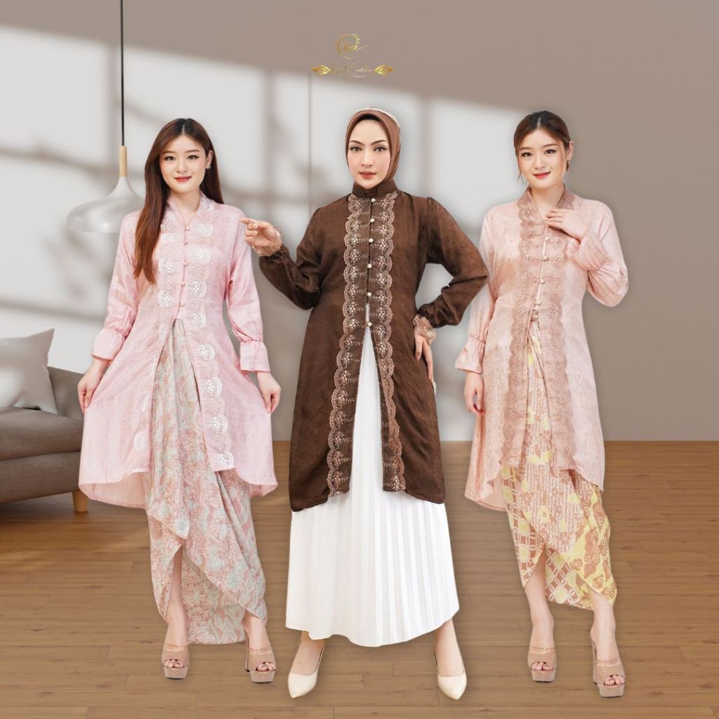 Tunik Khalisa Viscose BCK| Atasan  | Renda Batik | Polos Simple | OOTD Tunik