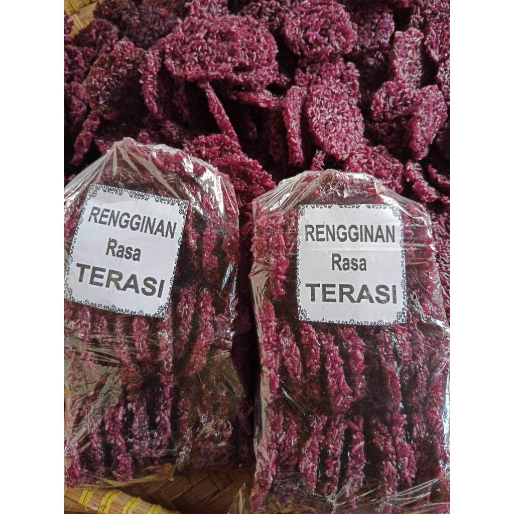 

rengginan rengginang isi 28pcs rasa terasi renyah dan gurih