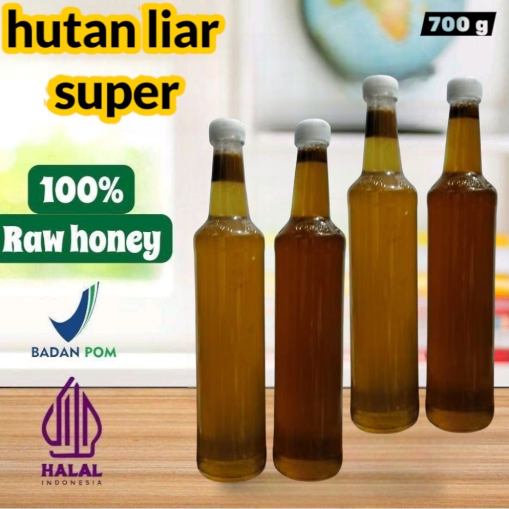 Madu hutan asli liar tawon gong /odeng / dorsata Original 700 gram