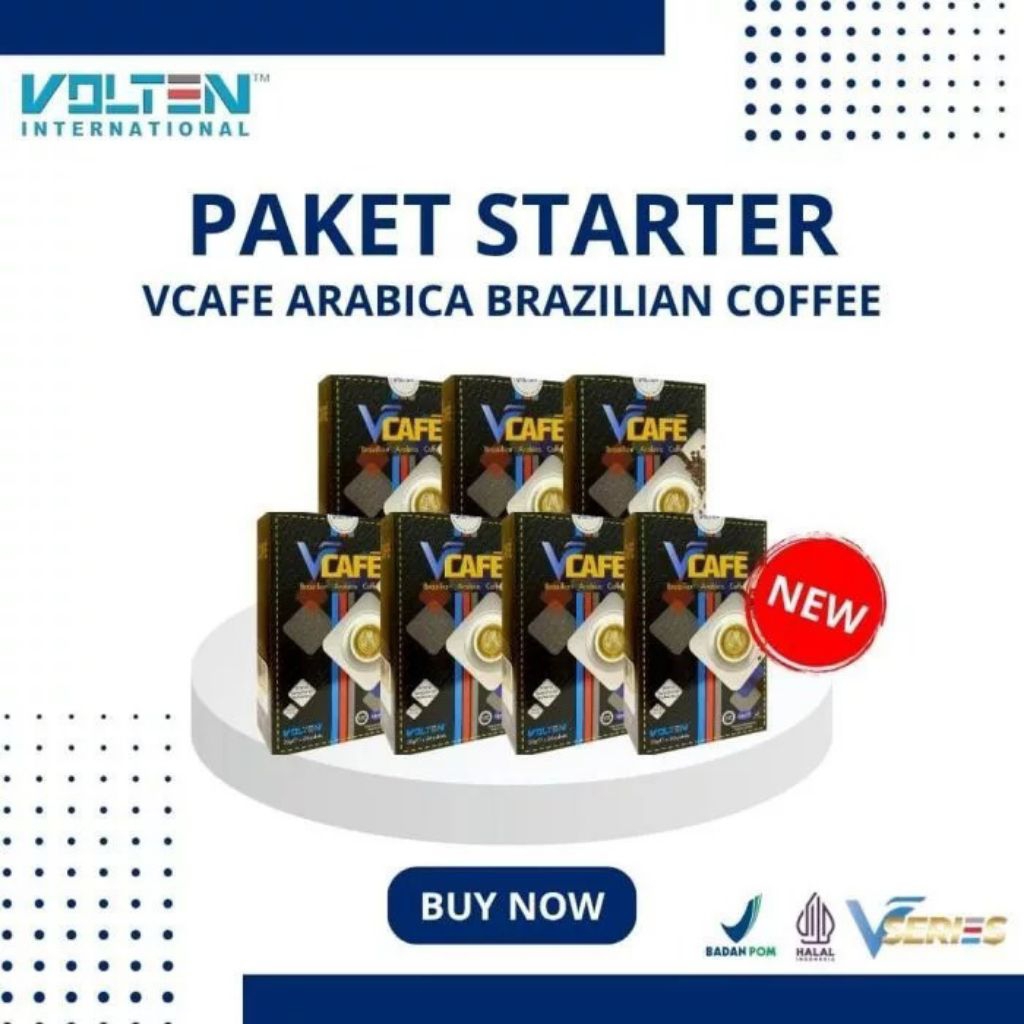 Paket Starter Vcafe Arabica Brazilian Coffee 7box