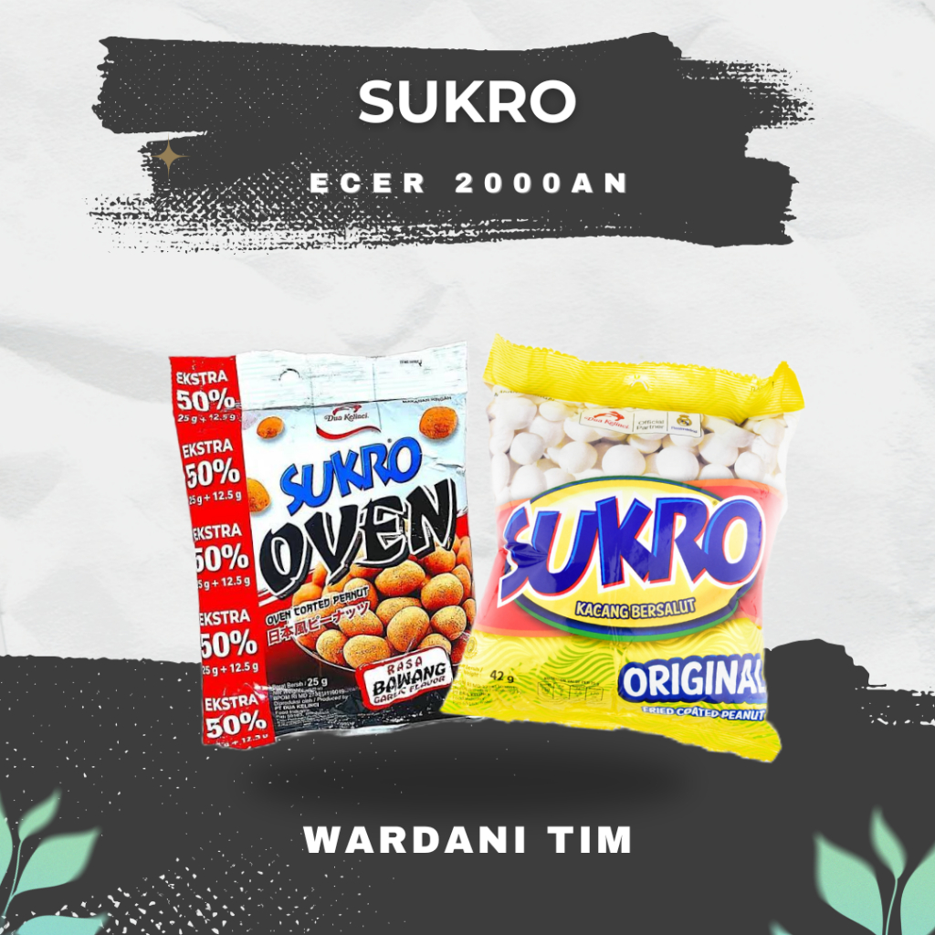 

Sukro Kacang Bersalut 2000an – Sukro Oven 27gr & Sukro Original 42gr 1 Renceng