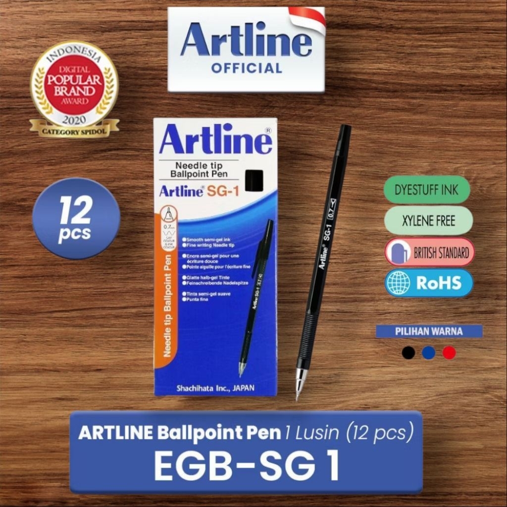 

(12pcs)pena ballpoint ARTLINE SG-1 0,7mm