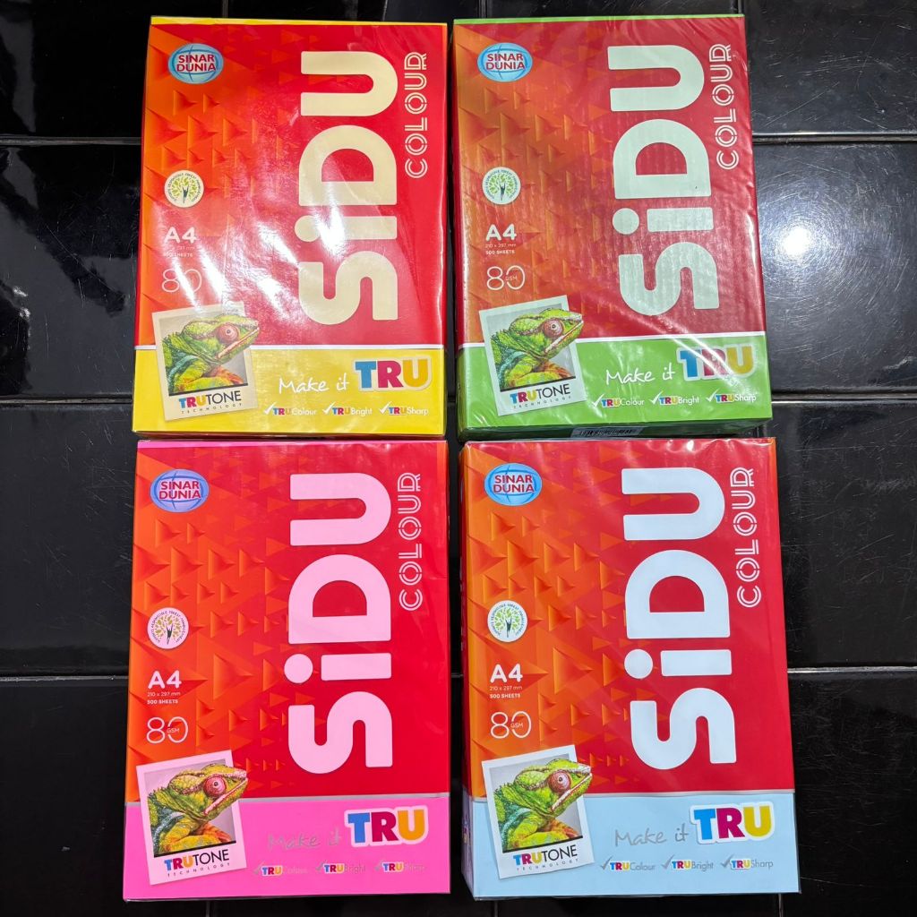 

Kertas Warna A4 80gr / Kertas Spectra Sidu isi 500 Lembar