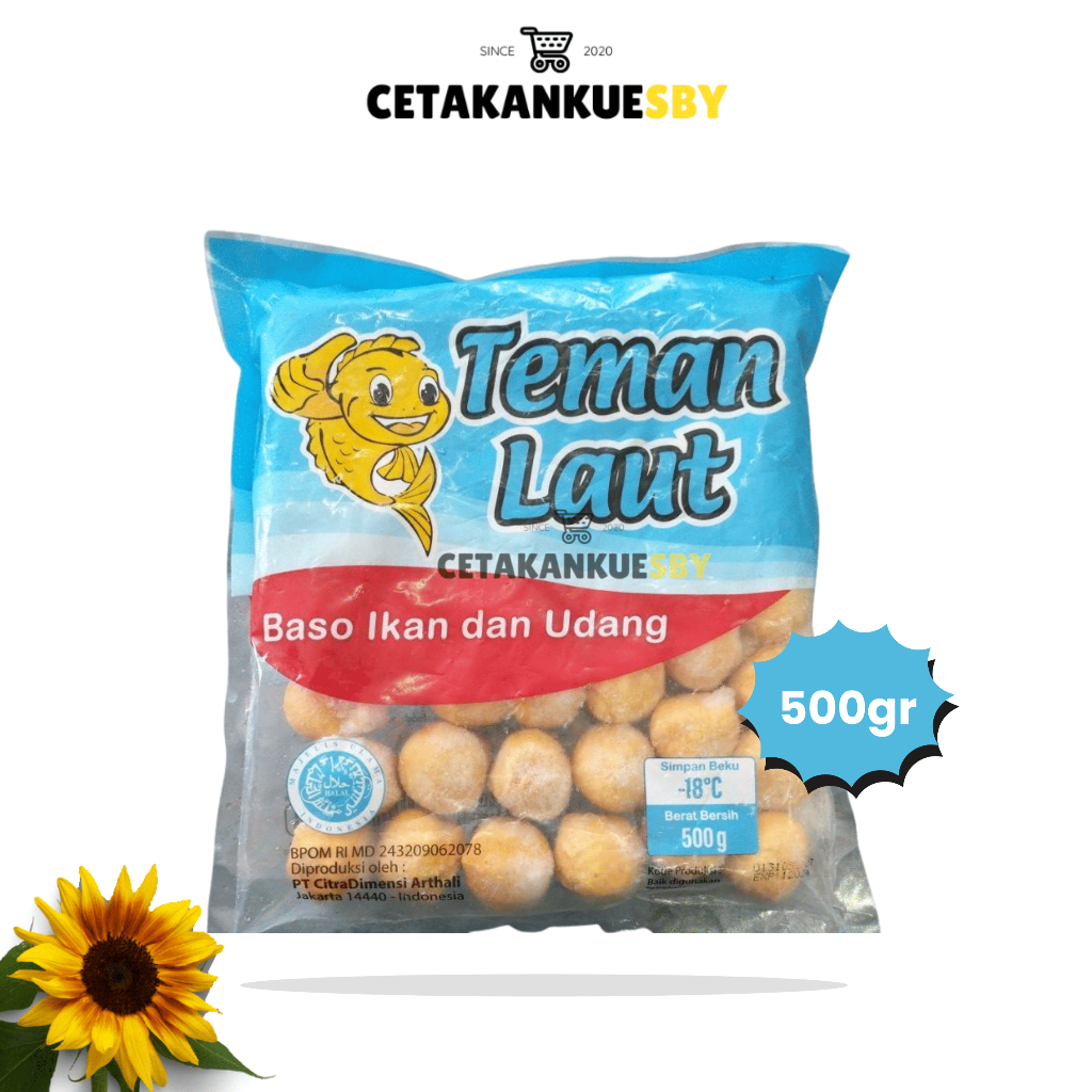 

(CKS) TEMAN LAUT BASO IKAN 500GR | Frozen Food Teman Laut Baso Ikan 500gr Teman Laut Baso Ikan 500gr