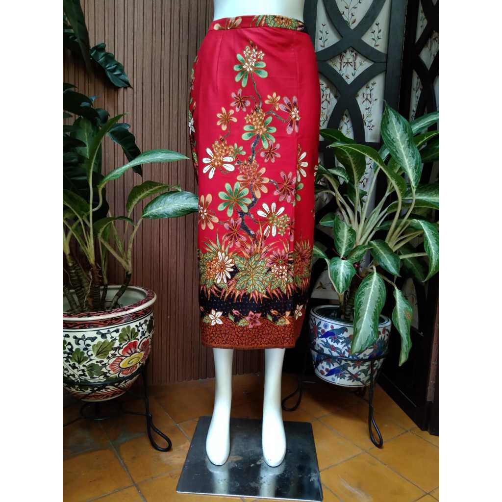 Rok 7/8 Overlap Batik