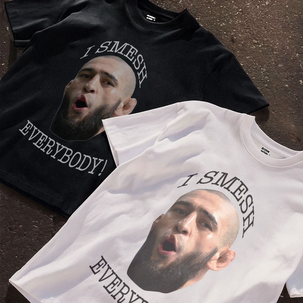 KAOS UFC KHAMZAT CHIMAEV KUALITAS BAHAN KATUN POLYESTER FOR UNISEX - 137