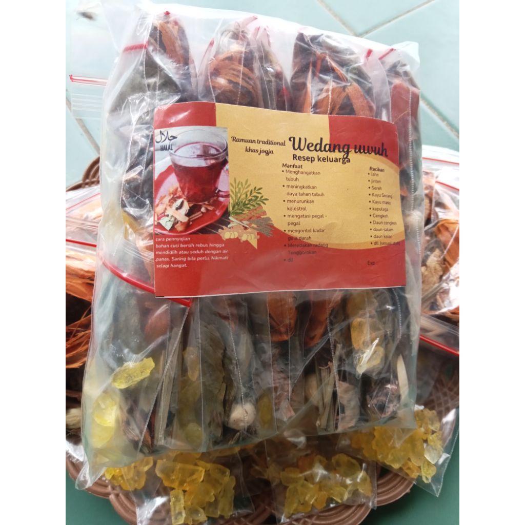 

wedang uwuh 1pak 10pcs, minuman tradisional khas jogja solo