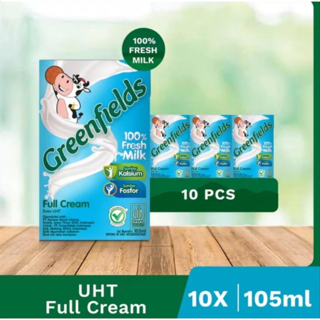 

Greenfields Susu UHT full cream 125 ml [10 pcs]