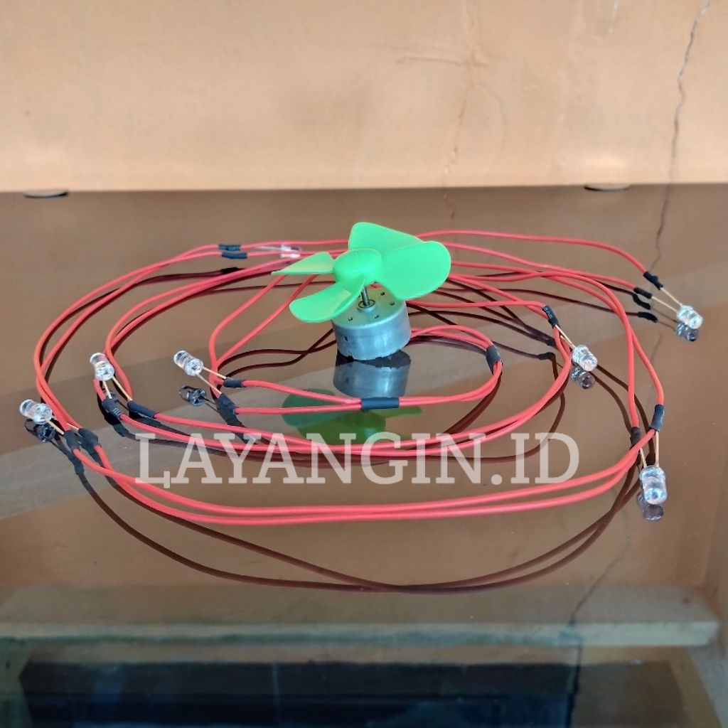 SATU SET LAMPU+DINAMO UNTUK LAYANG-LAYANG LAMPU