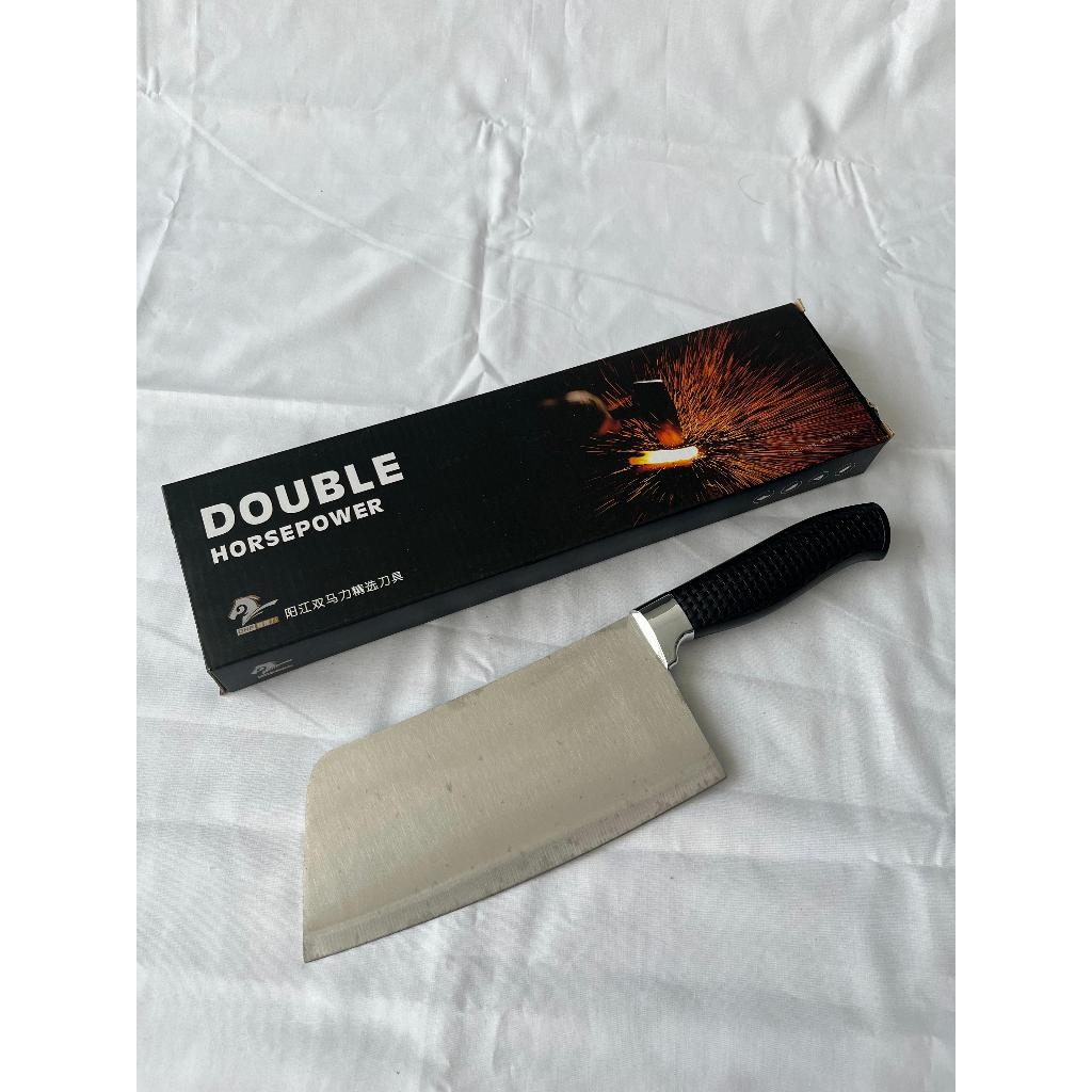 Pisau Daging Double Horsepower – Tajam, Kuat & Anti Karat