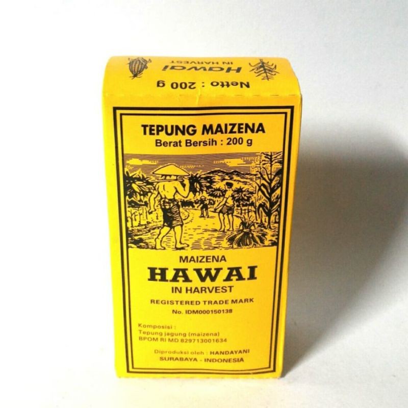 

Tepung Maizena Hawai 200 gr TERLARIS