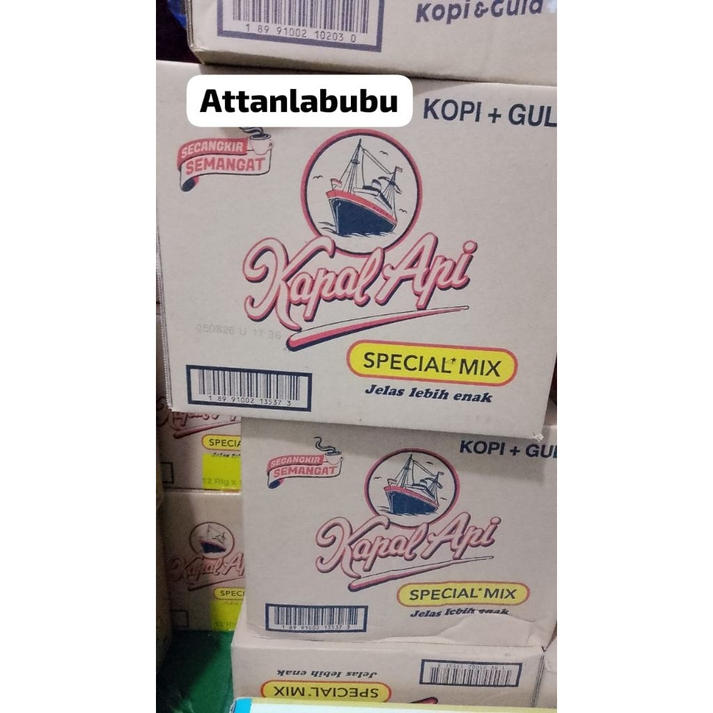 

kopi kapal api special mix 12renceng 1dus