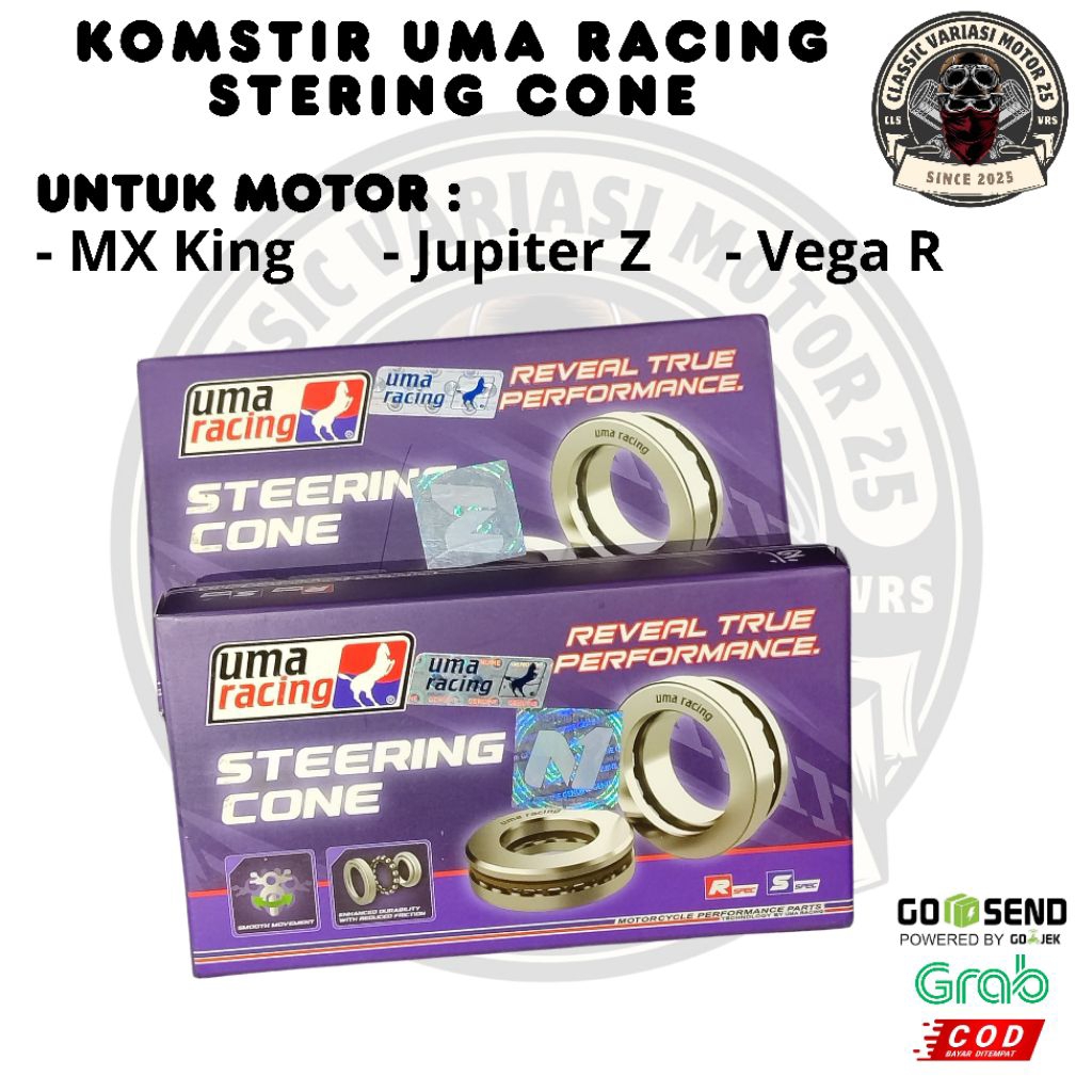 Komstir Uma Racing Bearing Komstir untuk motor Mx King Jupiter Z Vega Byson Jupiter Mx 135