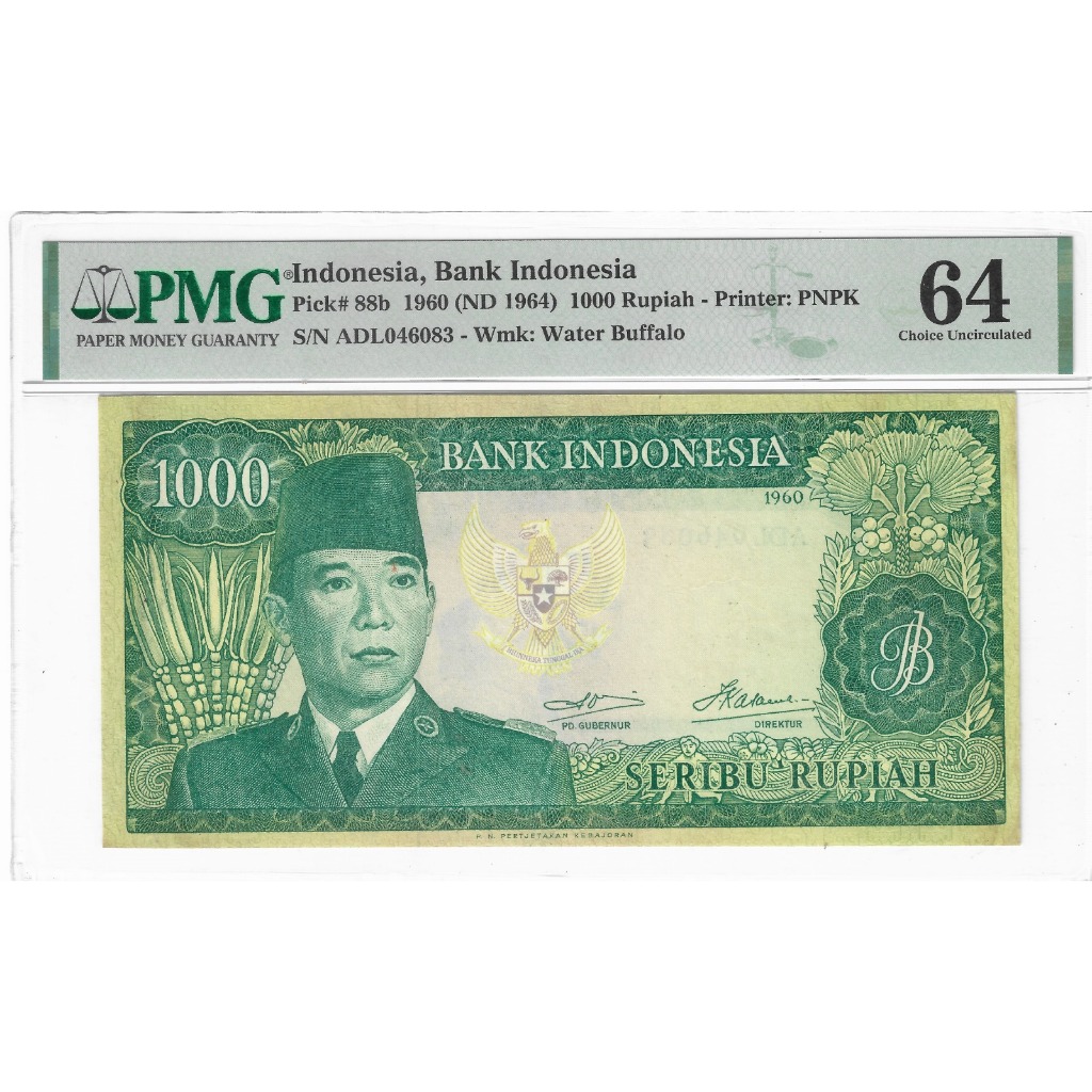 Uang 1000 Rupiah Soekarno PMG