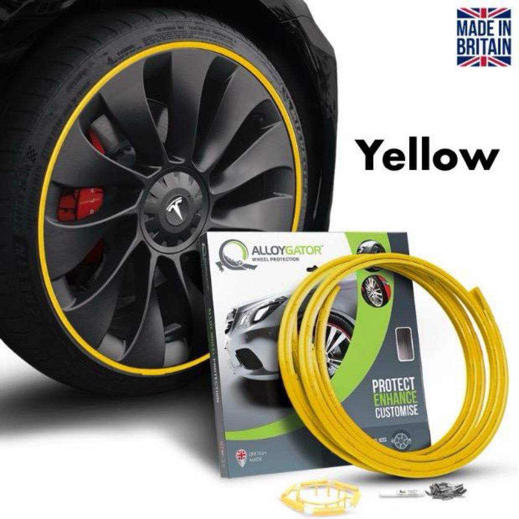 Alloygator Pelindung Velg Mobil Inter Yellow Ring 12-19 Inch