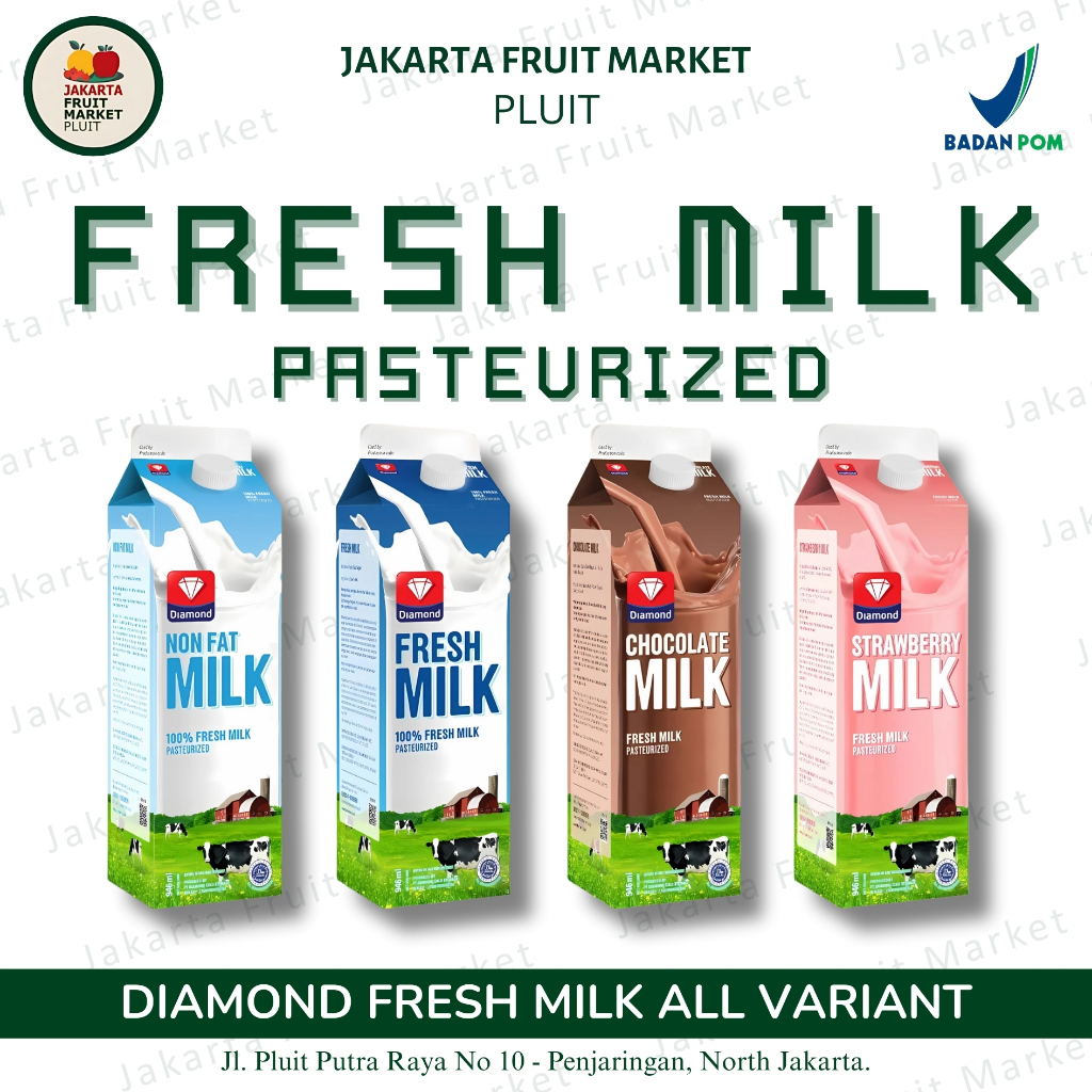 

Susu Diamond Fresh Milk Pasteurized All Variant