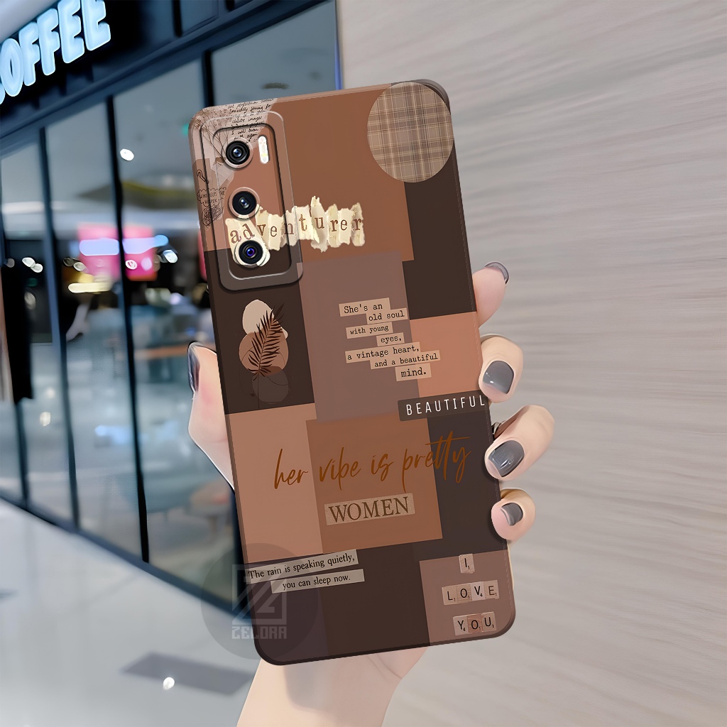 Case VIVO V20SE Fashion Case Aesthetic ZELORA Softcase Hp VIVO V20 SE Silikon Pro Camera VIVO V20SE 