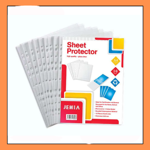 

MEDIA KITA Pocket Sheet ukuran A4 dan Folio sepak isi 10 lembar