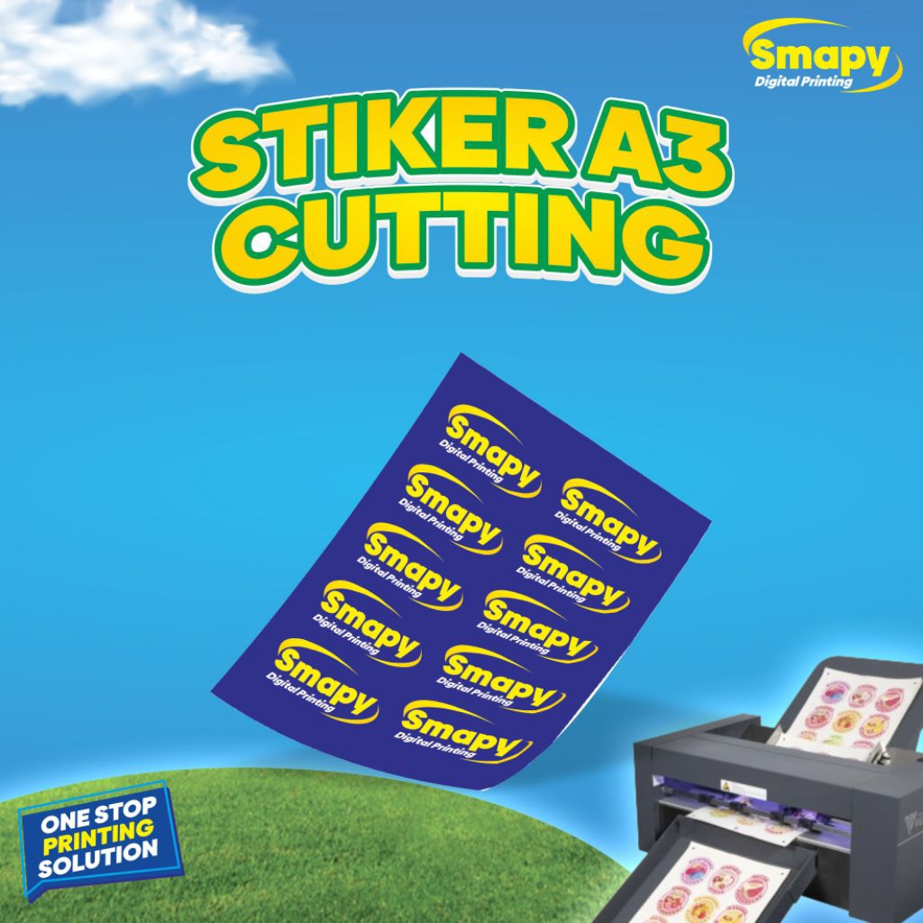 

Cetak Stiker Vinyl A3+ / Stiker Label Cutting