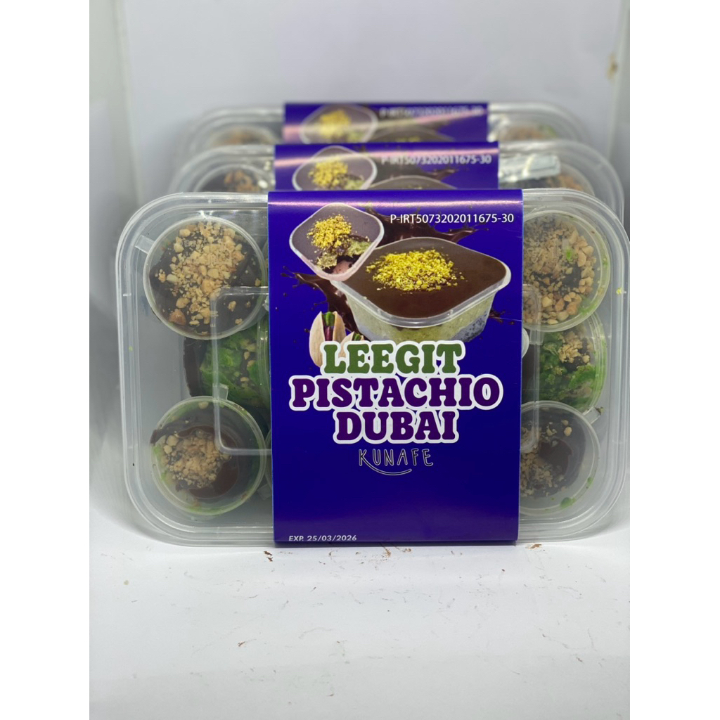 

12pcs desert dubai pistachio kunafa by rayya / coklat dubai ukuran kecil / coklat dubai colek isian kuanafa Cruncy / coklat dubai eceran 2ribuan
