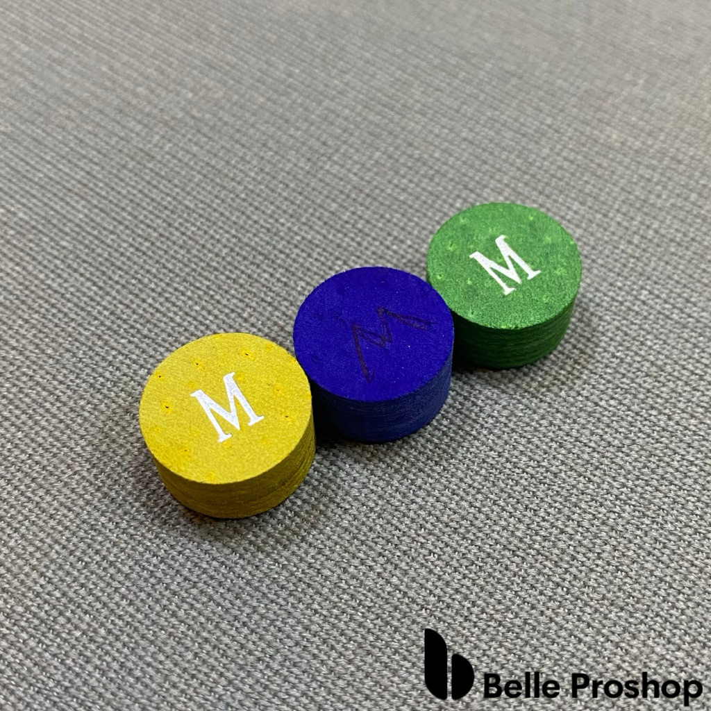 Master Tip Billiard 8 Layer, Diameter 14 Mm Soft - Medium - Hard Cue Tip Pool Cue