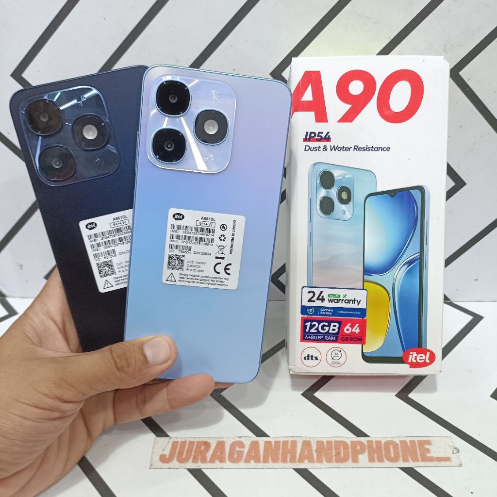 ITEL A90 4/128GB 4/64GB HP BEKAS SECOND FULLSET