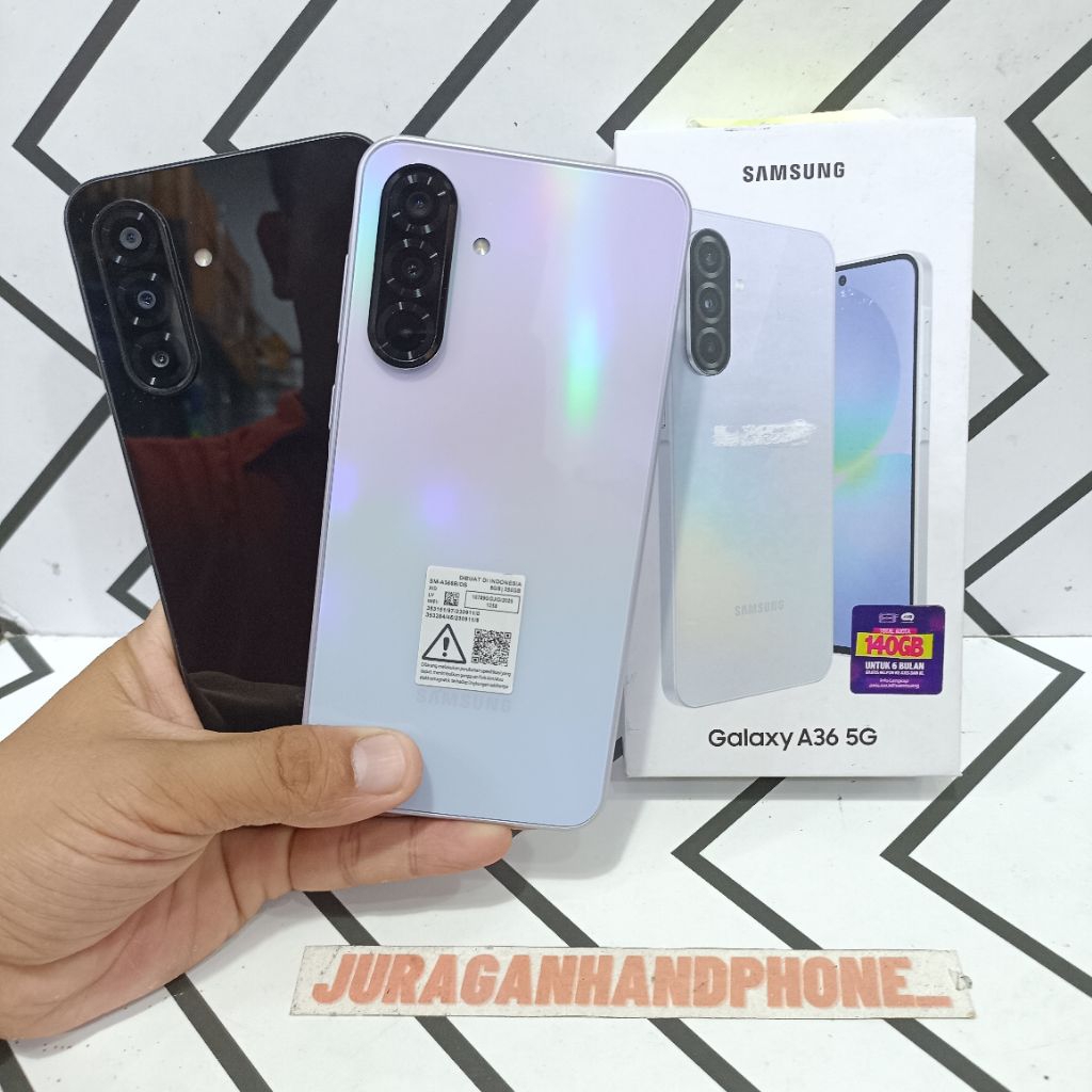 SAMSUNG A36 5G 12/256GB 8/256GB HP BEKAS SECOND FULLSET