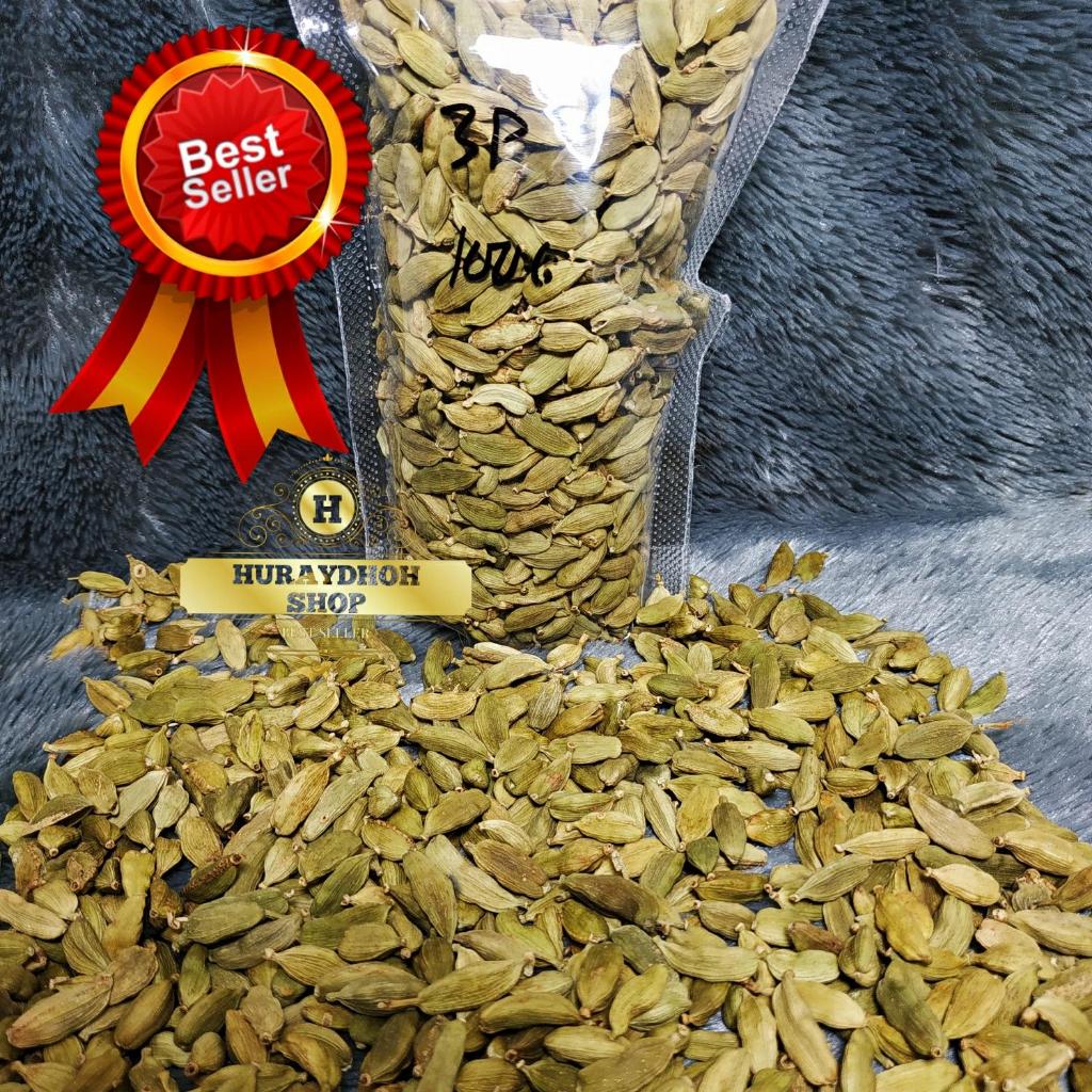 

Kapulaga Hijau Green Cardamon 100grm Kualitas Original