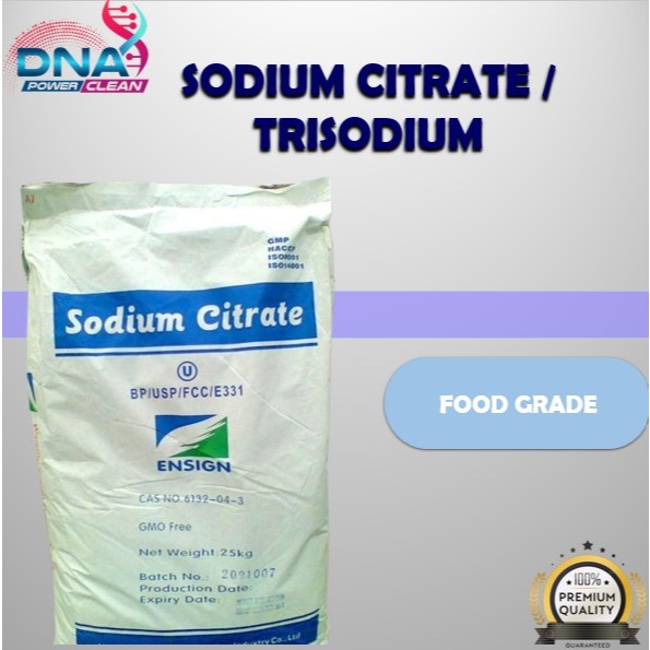 

Sodium Citrate / Trisodium Citrate / Sitrat / Penetral pH 25 Kg