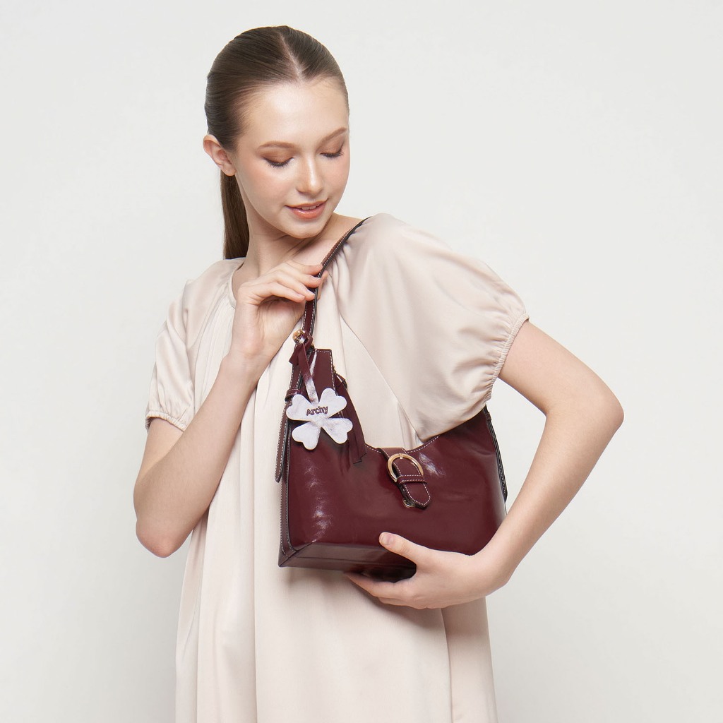 Archy ALLURE - Tas Bahu Wanita Tas Kondangan Shoulder Bag Wanita Sintetis Glosy