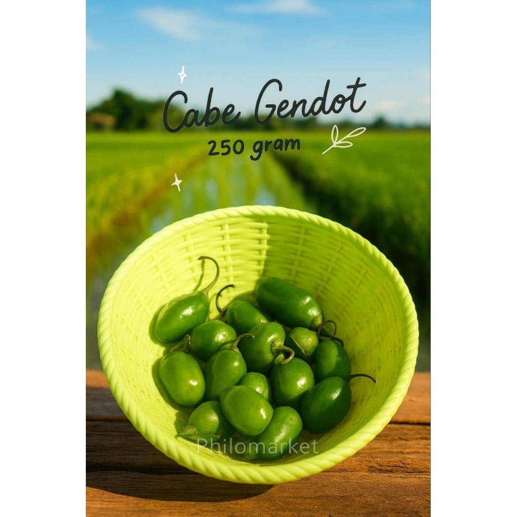 

VIRAL 500 gram CABAI GENDOT HIJAU FRESH PEDAS