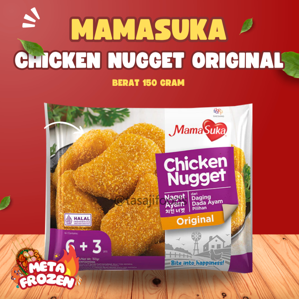 

MAMA SUKA CHICKEN NUGGET ORIGINAL BERAT 150 GR