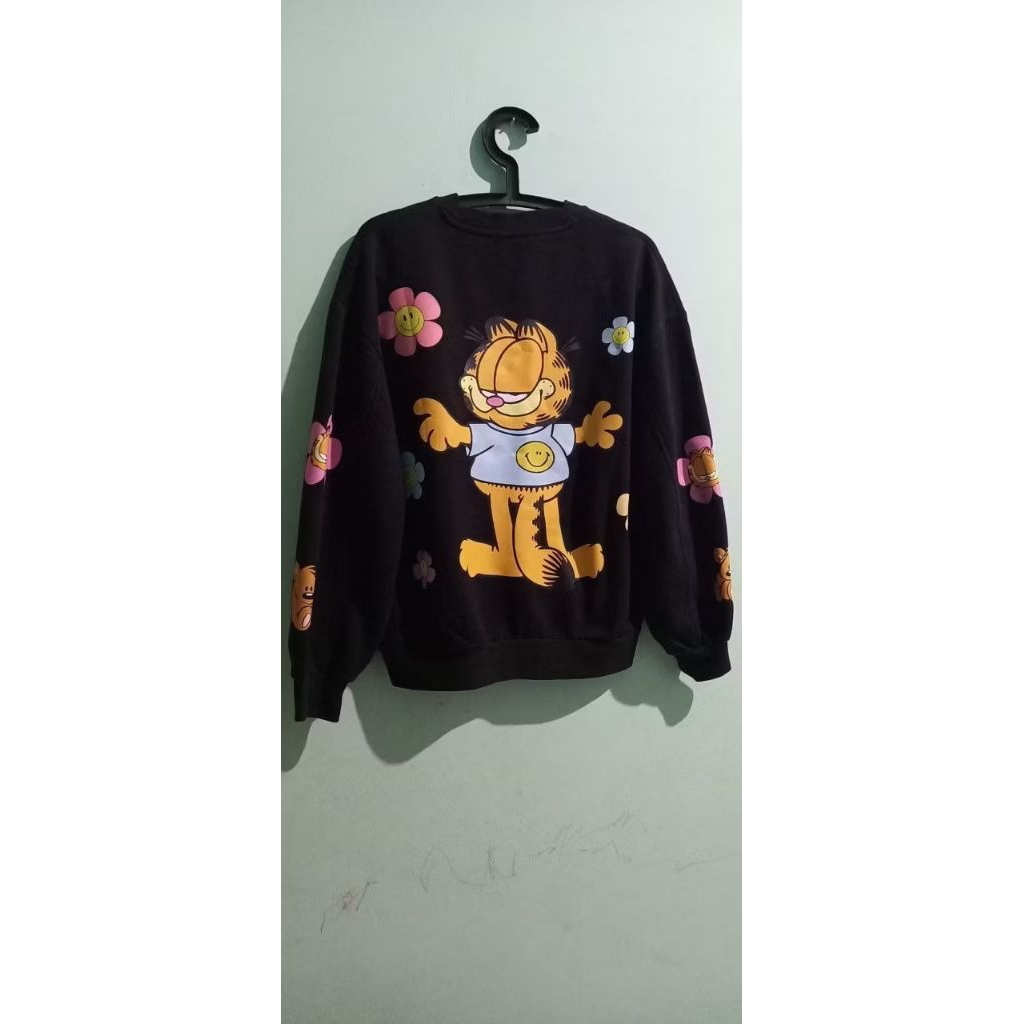 CARDIGAN GARFIELD BACKPRINT PRELOVED