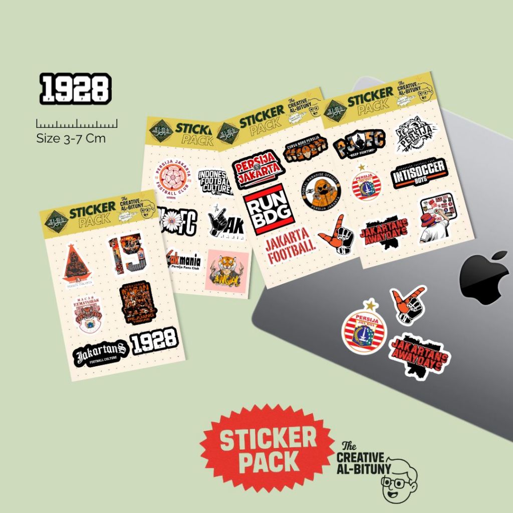

Sticker Pack – Persija Jakarta 1928 Edition Vol 1