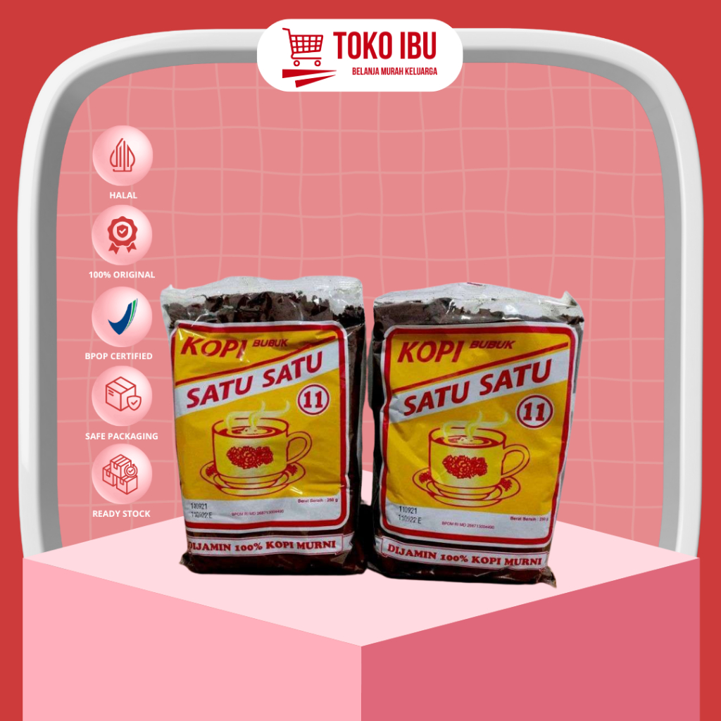 

Kopi Satu Satu Bubuk 250 Gram - Kopi Bubuk Murni Khas Jawa Timur